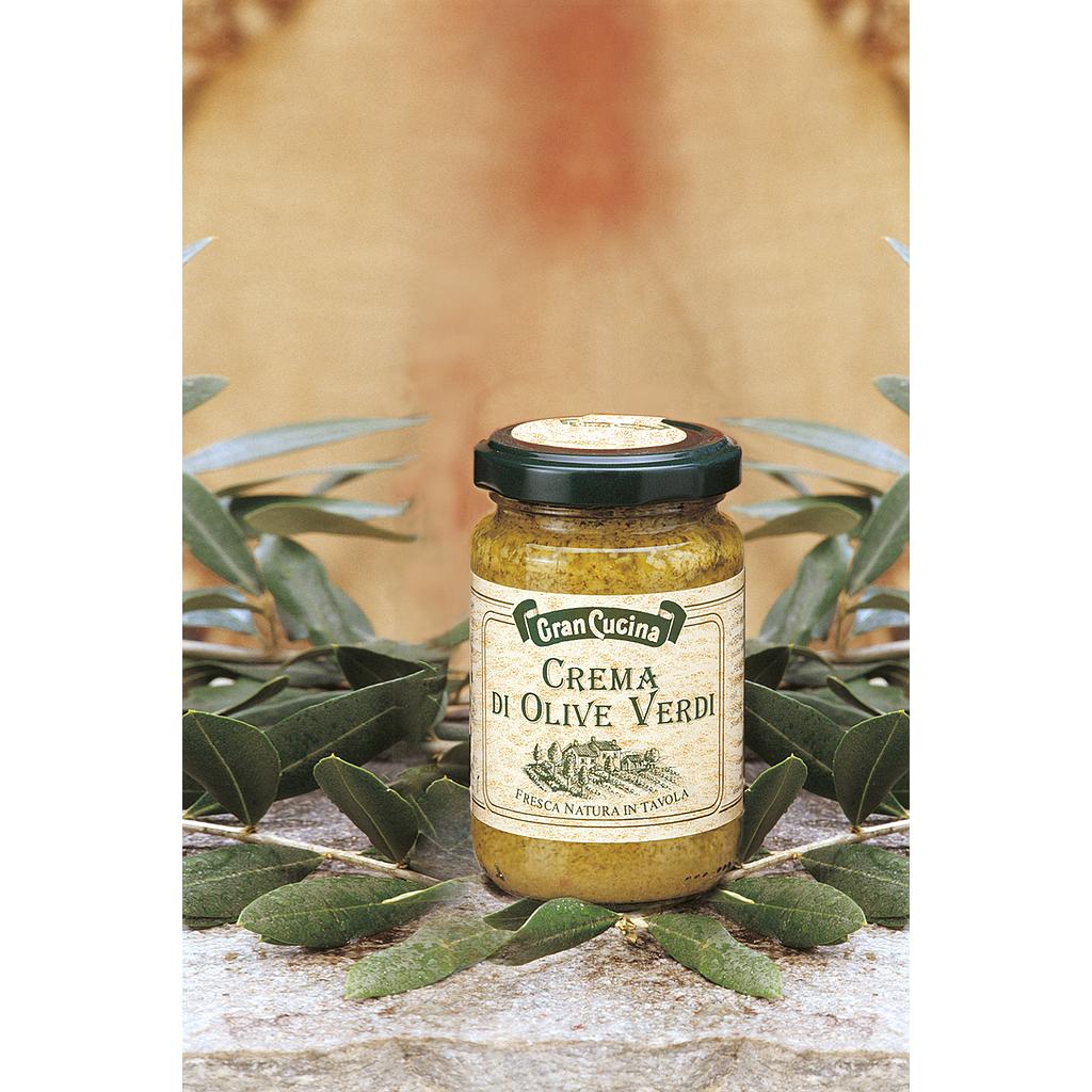 GRAN CUCINA CREMA DI OLIVE VERDI ( GROENE OLIJVEN ) 90 GR (12)