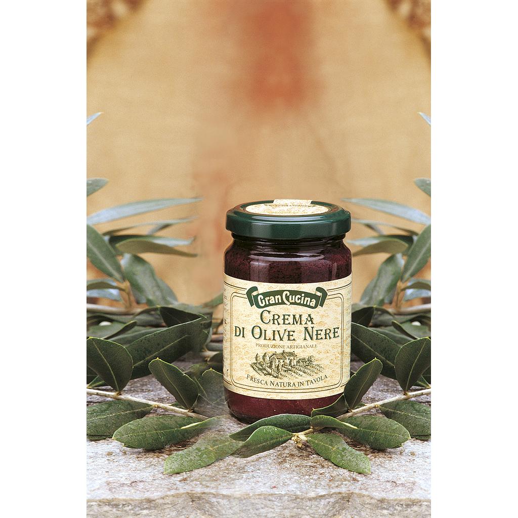 GRAN CUCINA CREME di OLIVE NERE ( Olives noires) 90 GR (12)