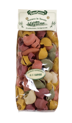 GRAN CUCINA PASTA CONCHIGLIONE ARLECCHINO ( SCHELPJES 5 -KLEUREN ) 500GR (12)