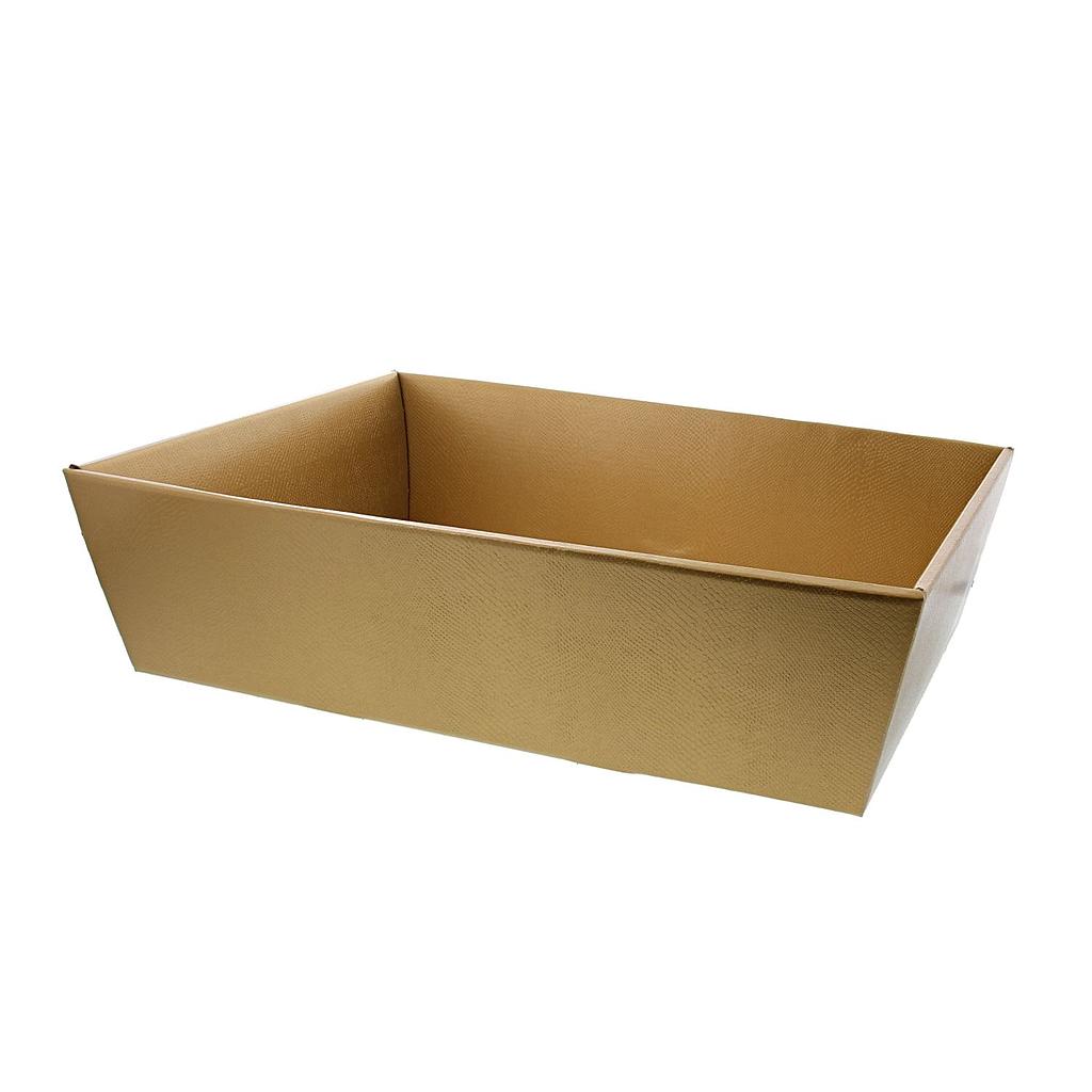 [KAR59746GO] MAND SKIN GOLD 40 X 30 X 11,5 GOUD 
