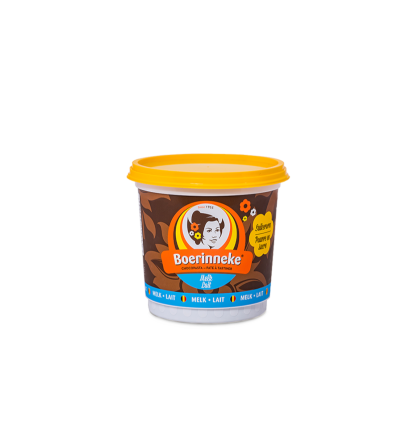 [BOE/1725] BOERINNEKE MELK SUIKERVRIJ 6 X 400 GR