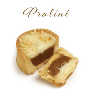 BELDESSERT  MINI TARTELETTE PRALINÉ EN WITTE CHOCOLADE - 96 ST <*_*>