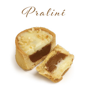 BELDESSERT MINI TARTELETTE PRALINÉ EN WITTE CHOCOLADE - 96 ST <*_*>