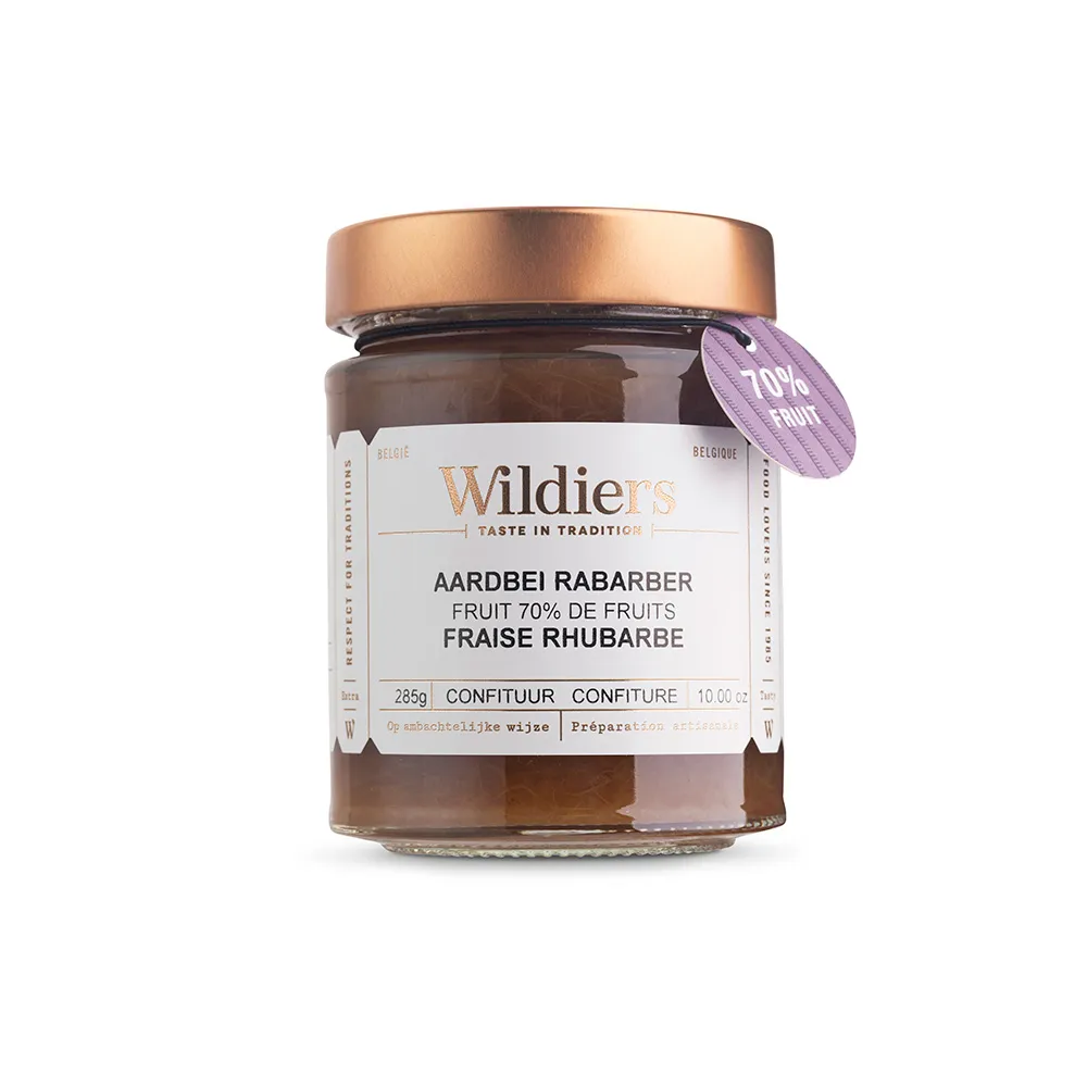 [060/004735] WILDIERS 70% FRUIT AARDBEI RABARBER 8X285 GR