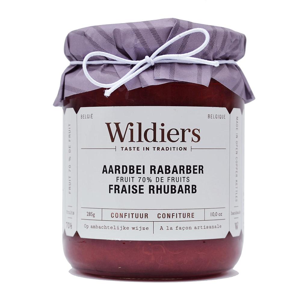 WILDIERS 70% FRUIT AARDBEI RABARBER 8X285 GR