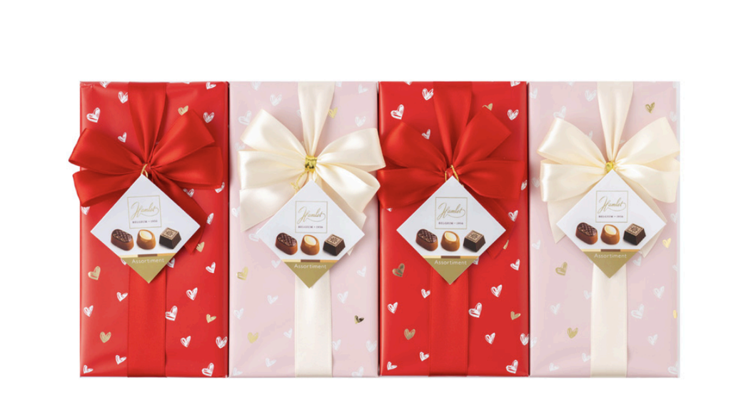 [710.06.0049] HAMLET DISPLAY BALLOTIN VALENTINE LINE 12 X 250GR 