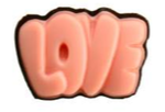 M-DELICIOUS LOVE FONDANT BROWNIE DECO ROZE 1 KG