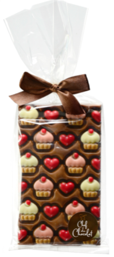 CDC TABLETTE COEUR & CUPCAKE LAIT 8X150GR