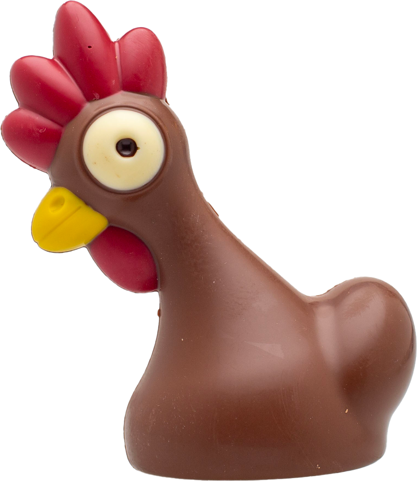 DE CHOCOLATERIE CRAZY ROO MILK COLOURED 15 CM - 5 X 120 GR