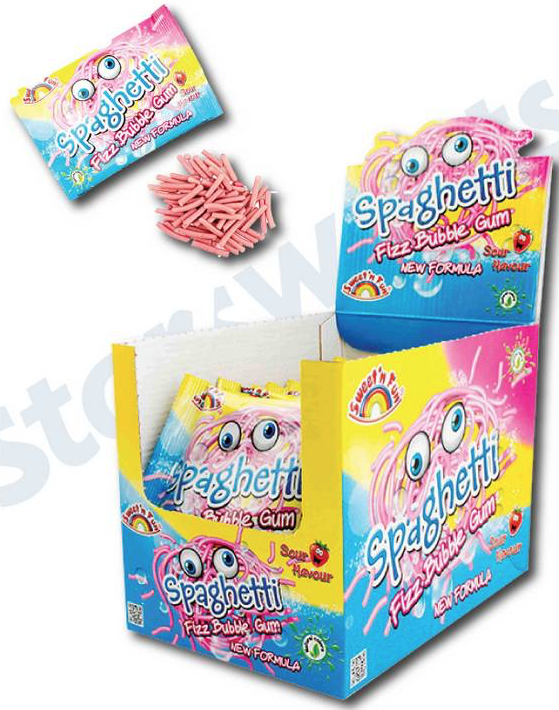 SPAGHETTI GUM CANDY 24 ST