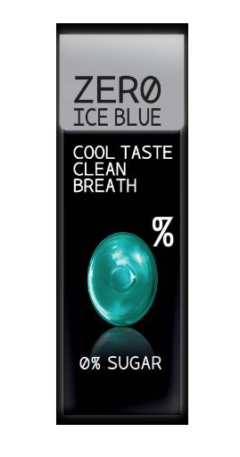 [028304] ZERO CANDIES ICE BLEU/MENTHE 12 STUKS