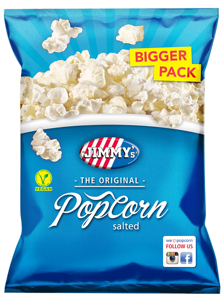 JIMMY'S ORIGINAL POPCORN SALTED 12 X 80 GR