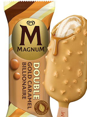 MAGNUM DOUBLE CARAMEL GOLD BILLIONAIRE 20 STUKS <*_*>