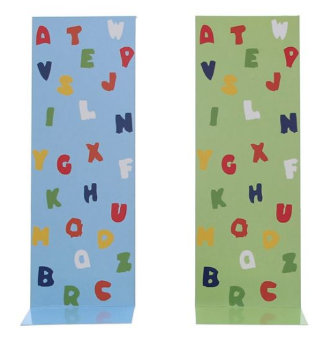 [KAR47411] #VERP - J-KARTON ABC BLAUW/ GROEN 10 ST + ZAKJES