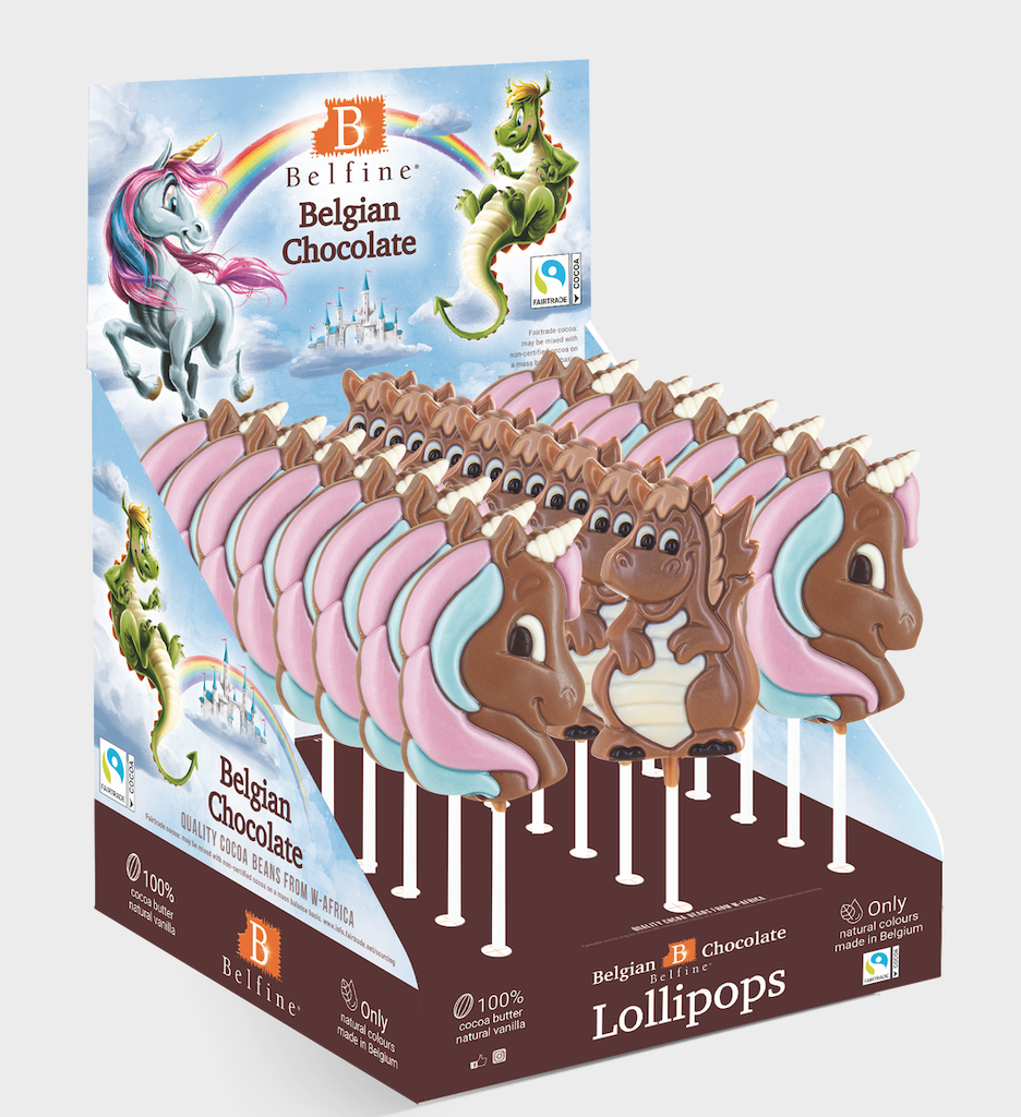 [BEL1007482] BELFINE SUCETTE UNICORN IMANE & DRAGON ELLIOTT30 PCS