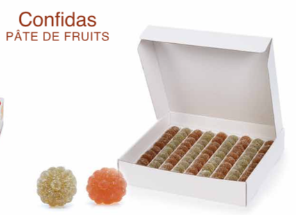 CONFIDAS MANDARIJN & APPEL PATE DE FRUITS 1,7 KG (50%) ( HALLOWEEN )