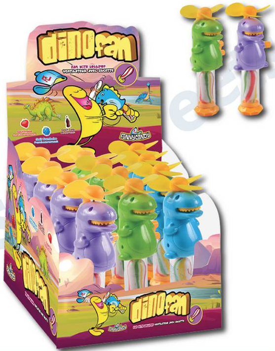 DINO FAN CANDY 12 ST