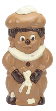 MEROUT ZWARTE PIET MELK COLOR 18 CM X 4 ST - 0,800 KG