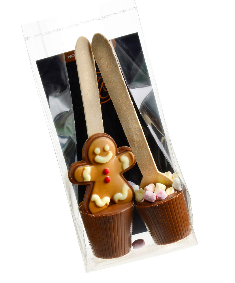 M-DELICIOUS HOT CHOCOLATE GINGERBREADMAN 12 X 2ST