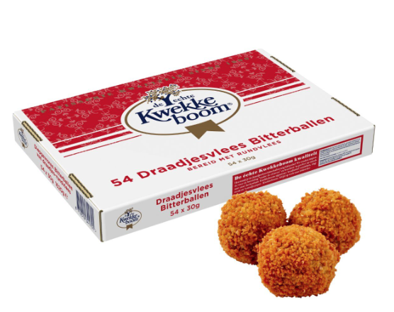 KWEKKEBOOM DRAADJESVLEES BITTERBAL 54X30GR <*_*>