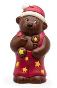 DE CHOCOLATERIE CHRISTMAS BEAR 17CM - 5 X 130 GR 