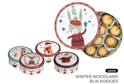 HAMLET WINTER WOODLAND BLIK KOEKJES 24 X 150 GR 