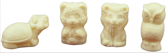 MEROUT MINI DIERFIGUURTJES WIT 120 ST -2 KG