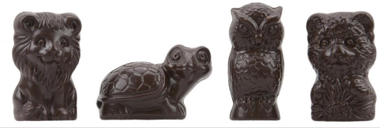 MEROUT MINI DIERFIGUURTJES FONDANT 120 ST - 2 KG