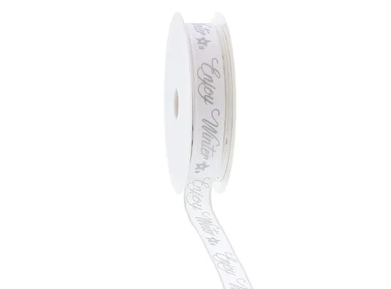 [LIN708013005] #VERP - RUBAN TREE O ENJOY HIVER 15MM X 20M