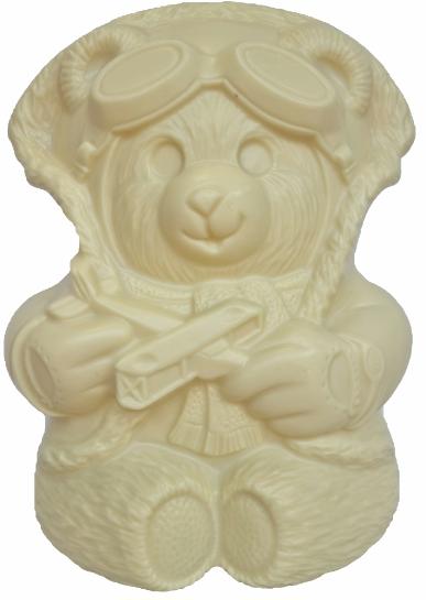 MEROUT BEER MET VLIEGER WIT 21 CM X 2 ST - 600 GR
