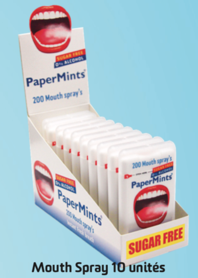 PAPERMINTS MOUTH SPRAY 10 STUKS