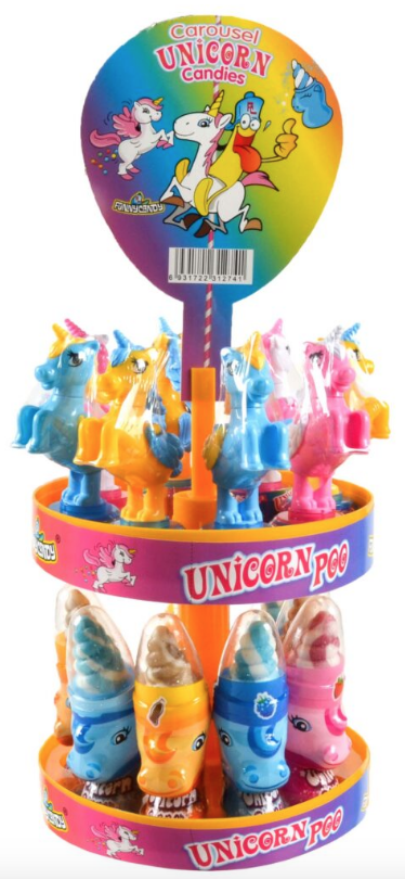 UNICORN DIP CAROUSEL 17 STUKS