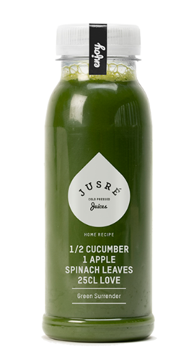 JUSRE KOMKOMMER/APPEL/SPINAZIE "GREEN SURRENDER" 6 X 250 ML <**>