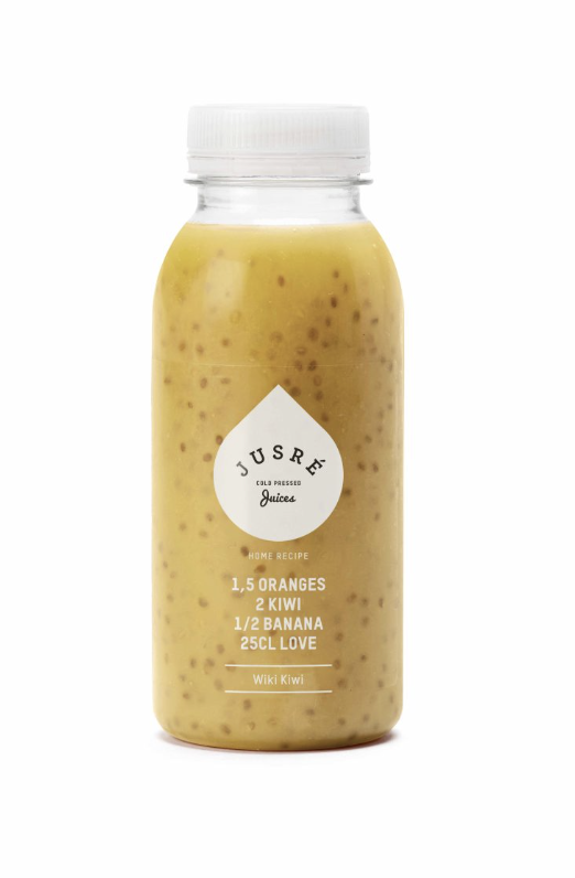 JUSRE SMOOTHIE ORANGE/KIWI/BANANE "WIKI KIWI" 6 X 250 ML <**>