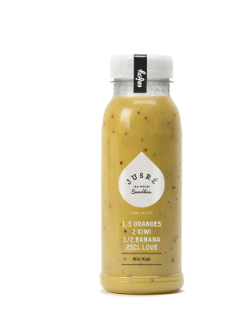 JUSRE SMOOTHIE ORANGE/KIWI/BANANE "WIKI KIWI" 6 X 250 ML <**>