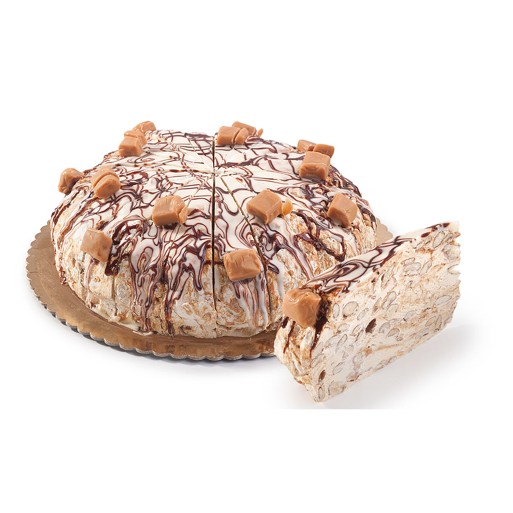 [TTPCNUN] RIVOLTINI NOUGATTAART NORMANDIA ( caramel zeezout ) 4 KG 