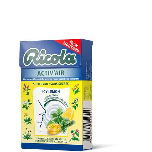 RICOLA BOX ACTIV AIR ICY LEMON 20 X 50GR