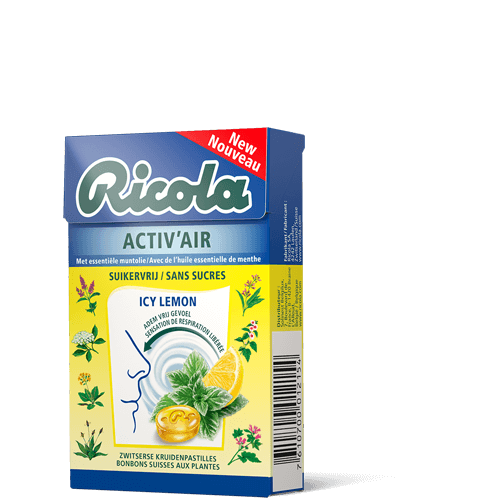 [026/005717] RICOLA BOX ACTIV AIR STRONG MENTOL 20 X 50GR