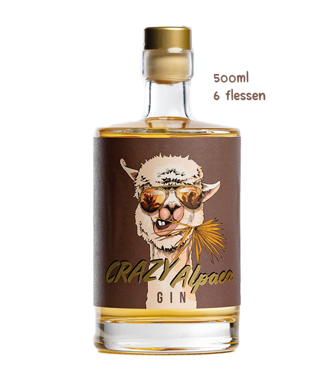 GEEL GENOT CRAZY ALPACA GIN 500 ML (6)