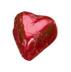 CACHET COEURS ROUGE LAIT PRALINE 4 KG 