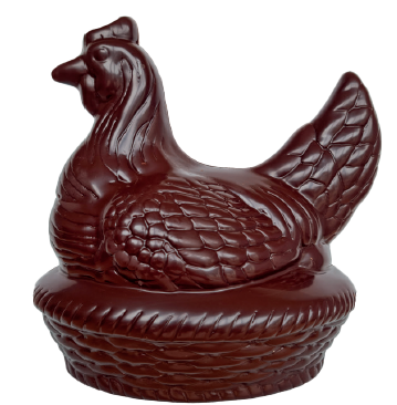 MEROUT POULET SUR PANIER NOIR - 18,5CM - 3PCS - 0,9KG 