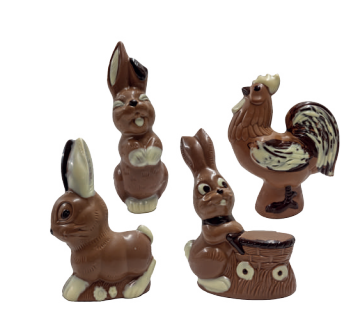 [CP410] MEROUT HALFGROTE FIG. MELK DECO - 7ST - 1,2KG