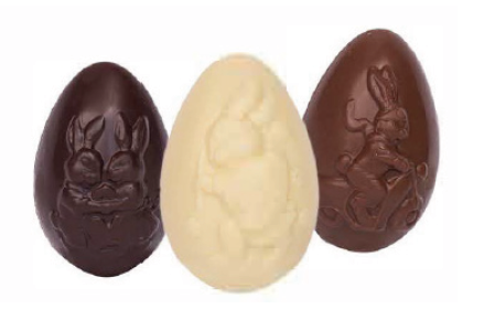 DE CHOCOLATERIE SMALL EGGS BLANC 6 CM - 1,5 KG  