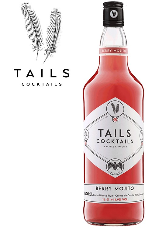 TAILS BACARDI MOJITO BERRY 14,9% -  1L