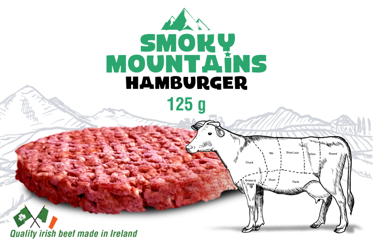 LA STREETFOOD SMOKY MOUNTAINS HAMBURGER 40 X 125 GR <*_*>