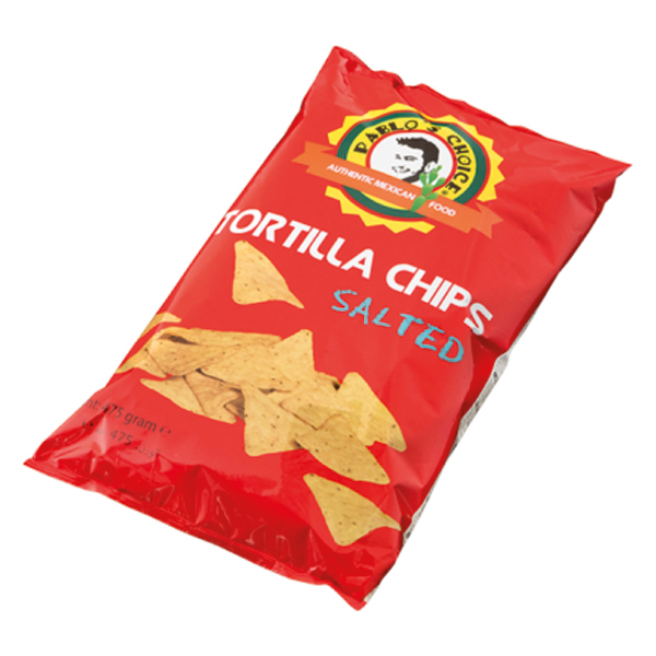 LA STREETFOOD TORTILLA CHIPS NATUREL /PABLO'S CHOICE 12 X 475 GR 