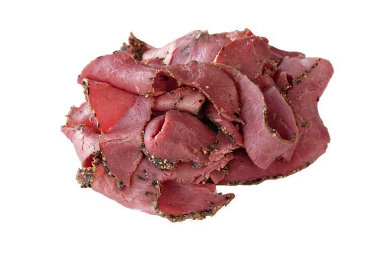 LA STREETFOOD NEW YORK RUNDER PASTRAMI ( HALAL ) 500 GR (10) <*_*>