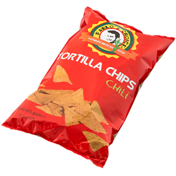 LA STREETFOOD TORTILLA CHIPS CHILLI PABLO'S CHOICE 12 X 475 GR 