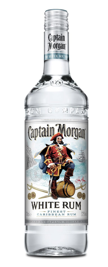 RUM CAPTAIN MORGAN WHITE 37,5% 1L