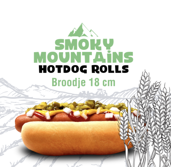 LA STREETFOOD GOURMET HOTDOG ROLL 18CM 45X70GR <*_*>